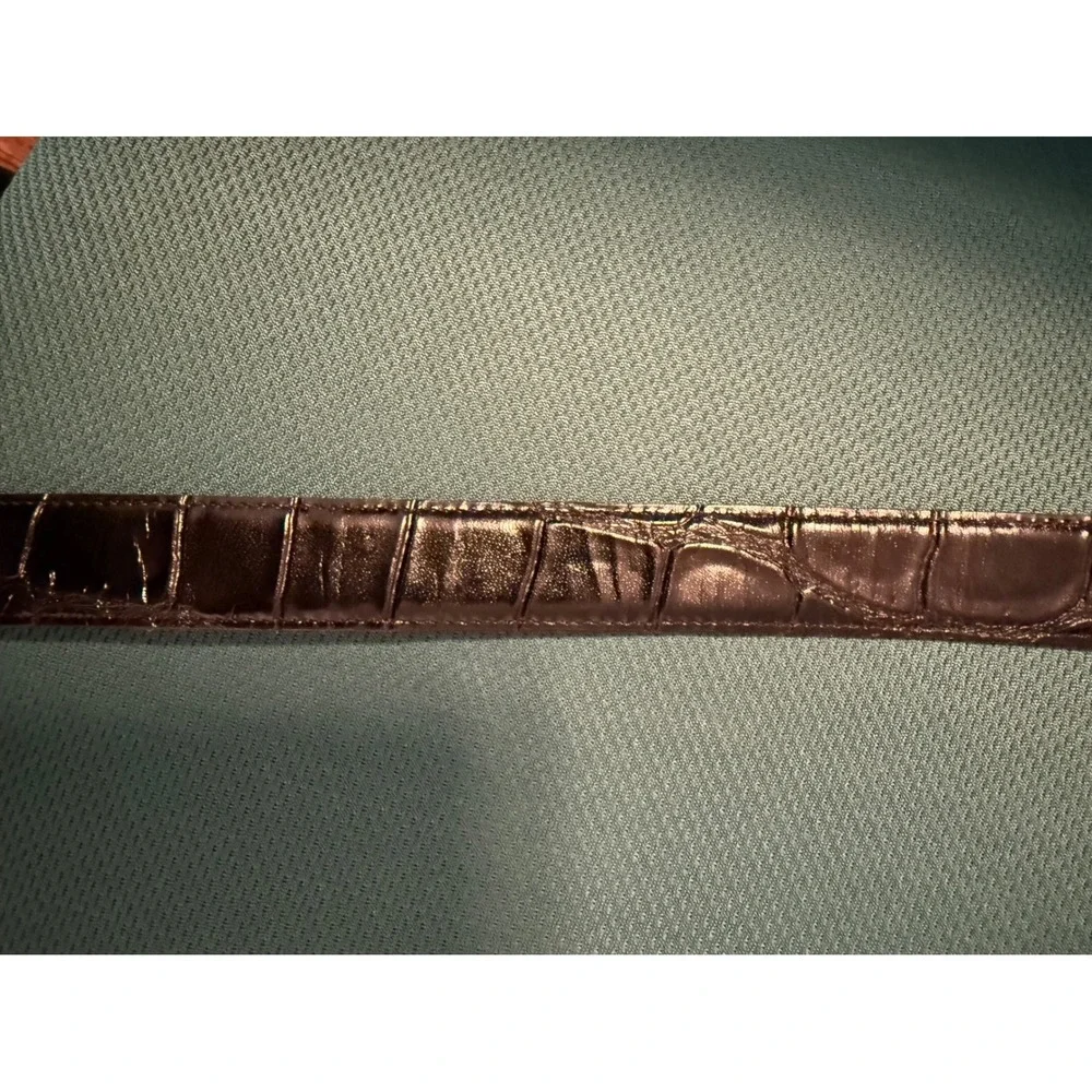 Genuine Leather Belt Size 40 Crafted With‎ Pride In USA Black Extra Holes